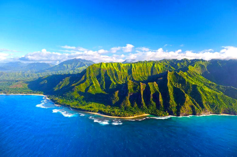 Hanapepe Valley em Kauai, Havaí — o cenário de "Jurassic Park" e "Jurassic World"