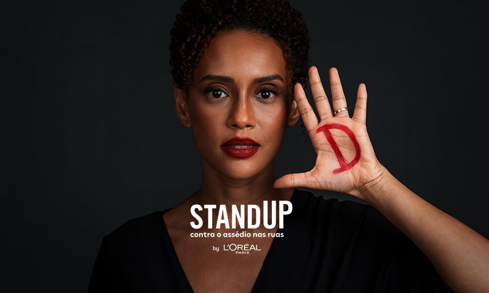 Tais Araújo na campanha Stand Up, de L'Oréal Paris