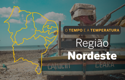 Previsão do tempo para o Nordeste