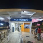 A estação Via Parque do BRT Transcarioca - Divulgação