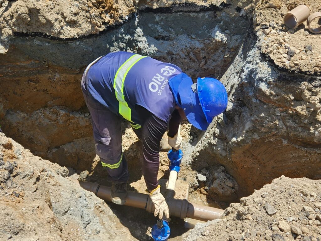 Obras a todo vapor em Sampaio Corrêa