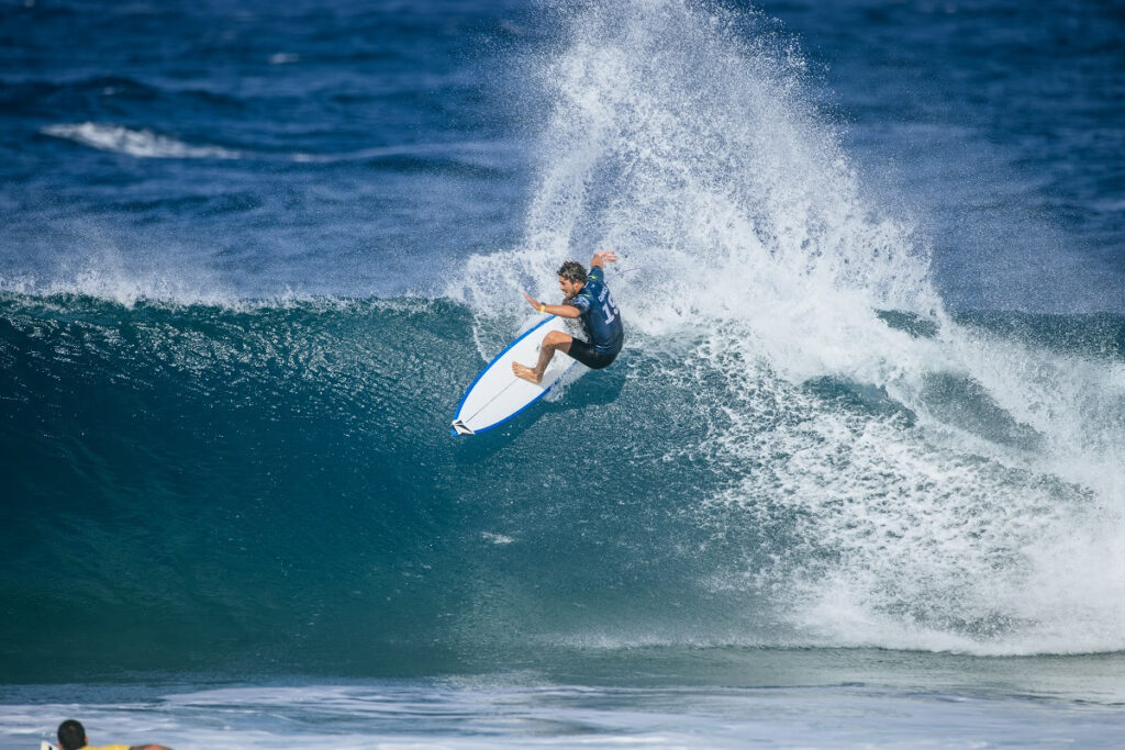 João Chianca conseguiu seu melhor resultado em etapas do CT (Crédito da Foto: @WSL / Brent Bielmann)