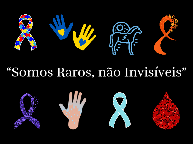 campanha “Somos Raros, não Invisíveis” - Arte - Vanessa Neves - Diário Carioca
