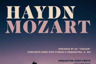 Orquestra Ouro PReto/Divulgação Capa álbum Haydn & Mozart - Orquestra Ouro Preto