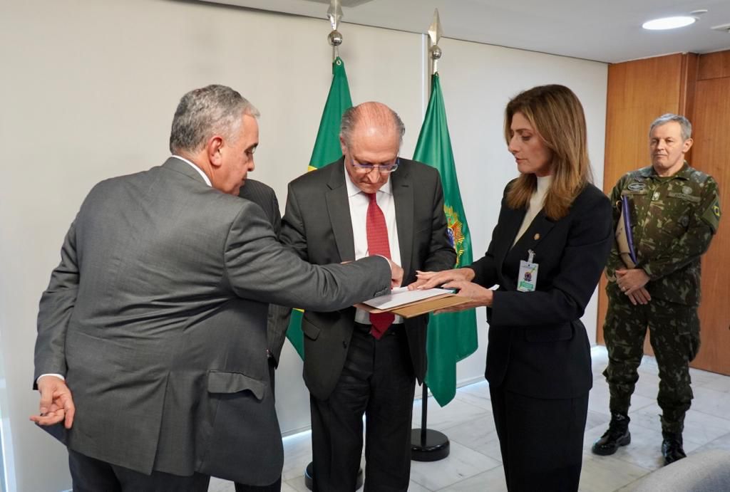 Célia Jordão, Alckmin e André Ceciliano