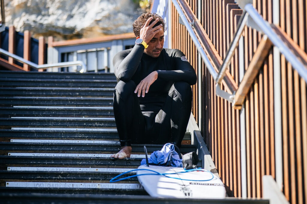 Samuel Pupo foi um dos nove surfistas cortados da elite do CT no sábado (Crédito da Foto: @WSL / Cait Miers)