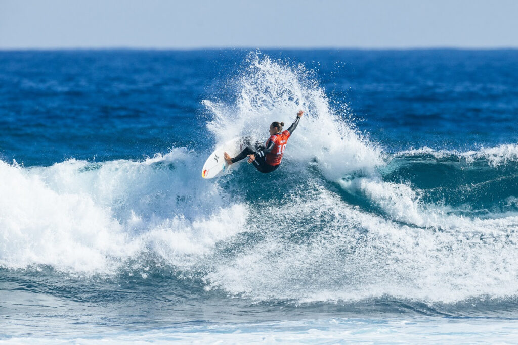 Carissa Moore fez os recordes do Margaret River Pro 2023 no domingo (Crédito da Foto: @WSL / Cait Miers)