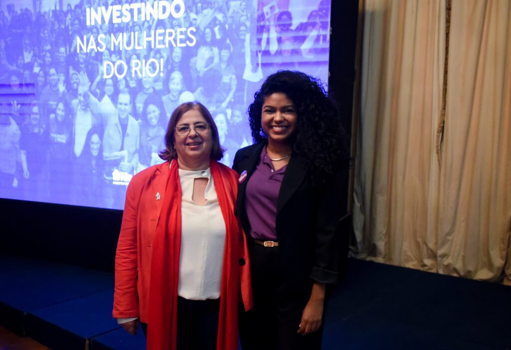 Ministra e Secretária na Casa da Mulher Carioca Dinah Coutinho - Foto: Rafaela Cassiano/SPM-Rio
