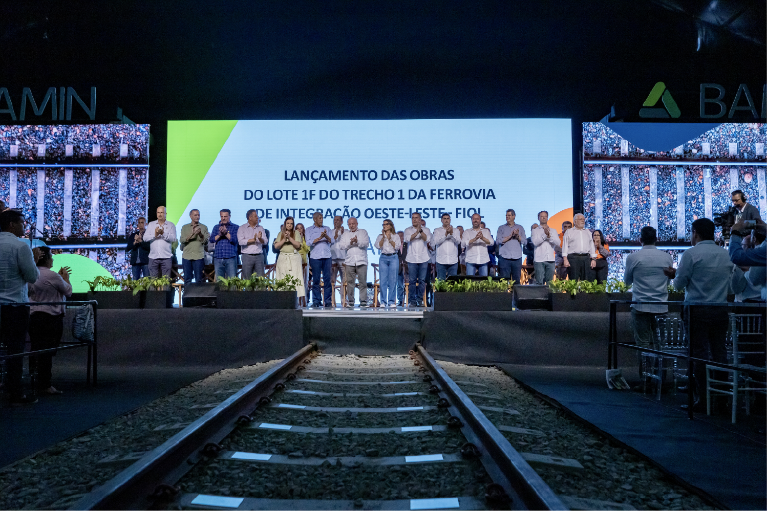 Presidente Lula e ministro Renan Filho destacaram geração de empregos no empreendimento - Foto: Márcio Ferreira/MT