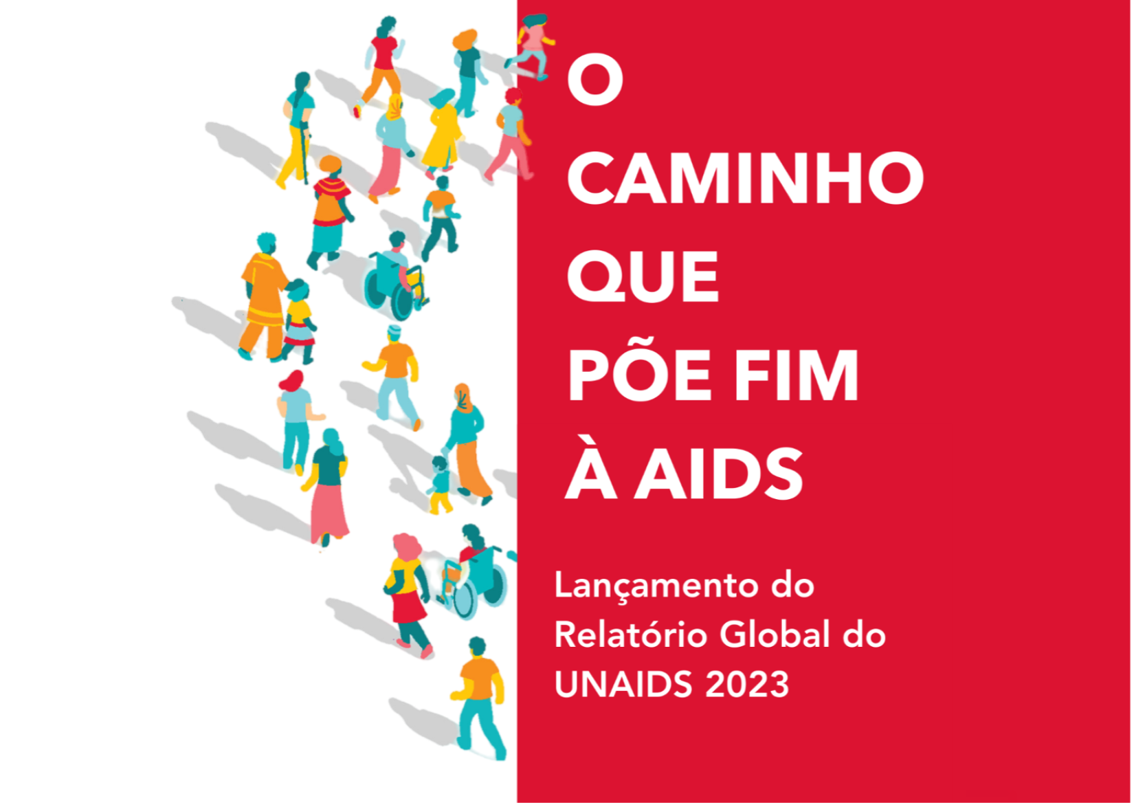 Arte do relatório global do UNAIDS 2023 Foto: © UNAIDS Brasil