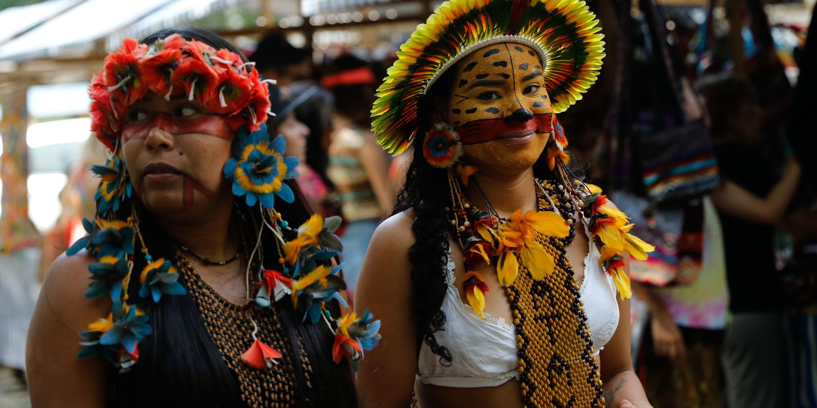 indigenas-apresentam-cultura-e-bandeiras-de-luta-em-feira-no-rio