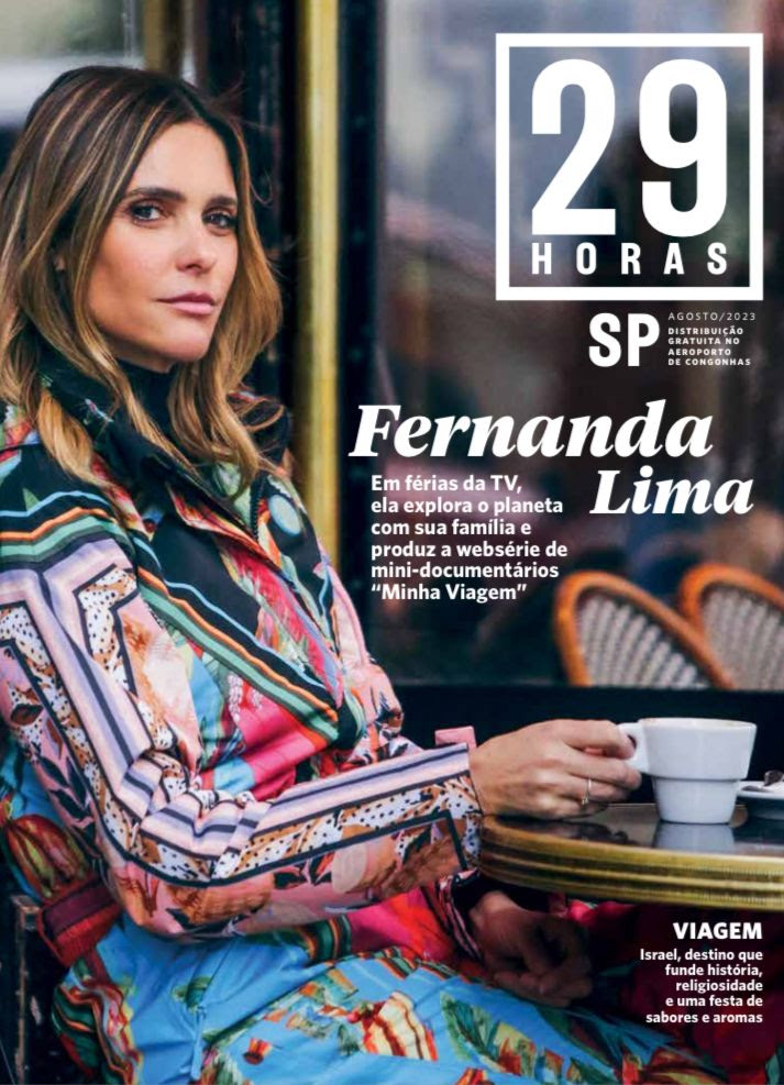 “Vou para onde minha intuição e minha curiosidade mandarem. Essa é a beleza da coisa – e pode acontecer em qualquer lugar”, diz Fernanda Lima