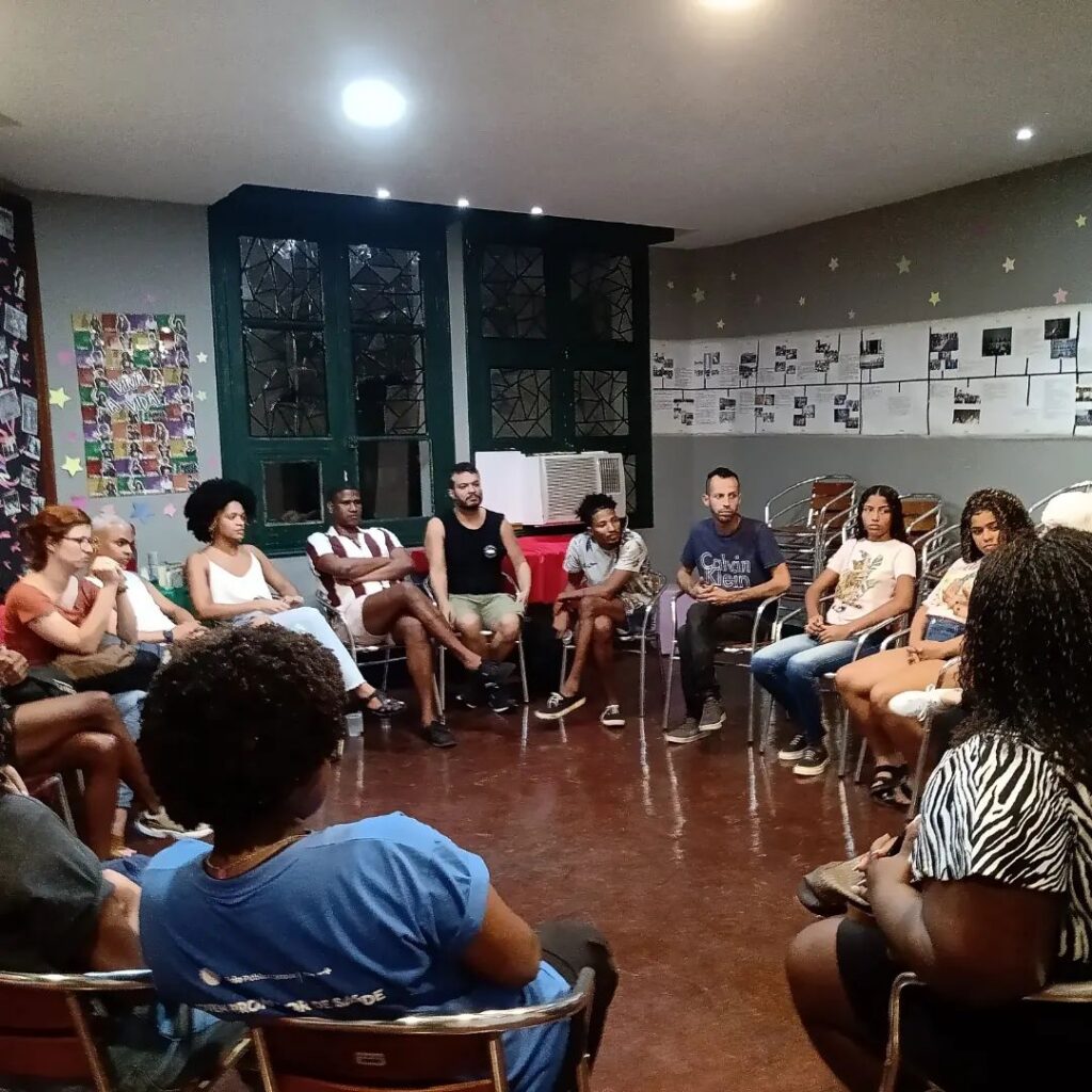 Encontro Juventudes e Atitudes com o tema: "O meu prazer agora é risco de vida?". 
Crédito: Divulgação