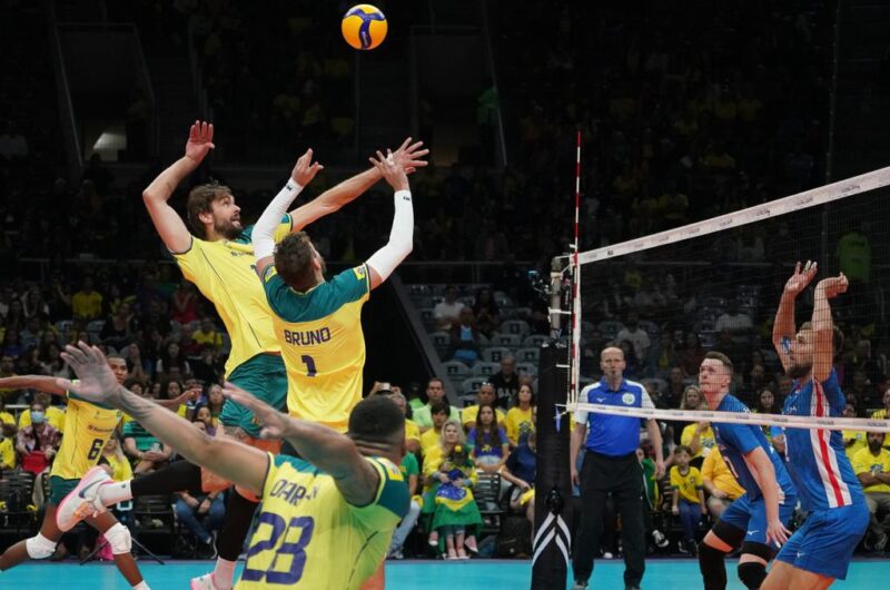 Brasil venceu a República Tcheca neste domingo (Mauricio Val/FVImagem/CBV)