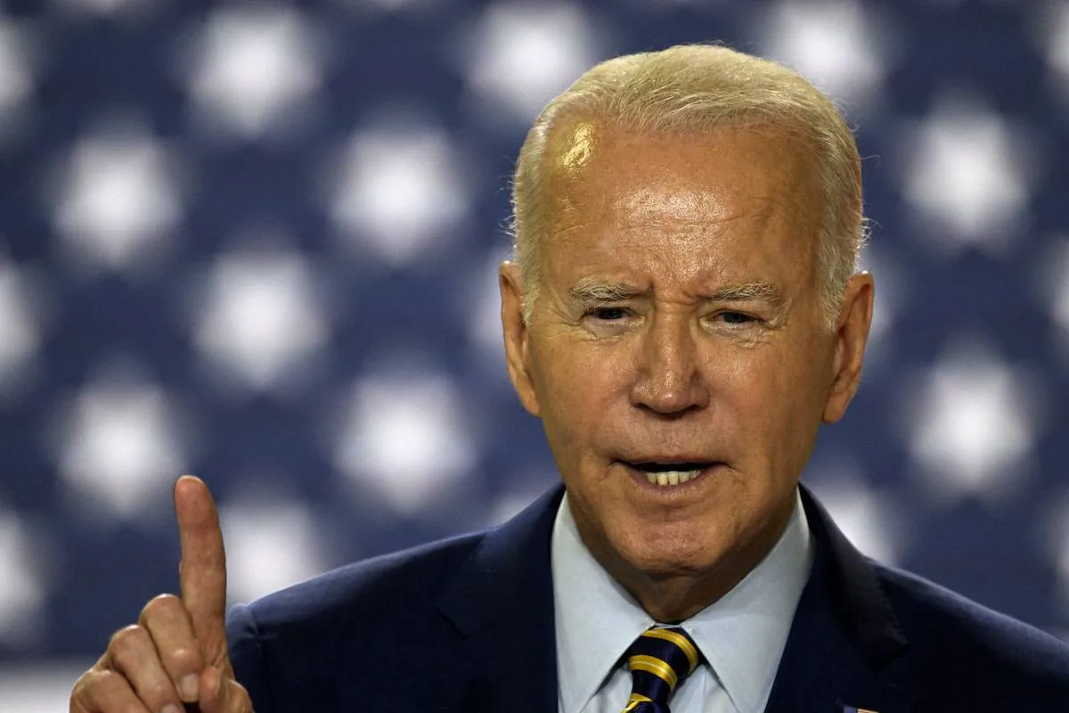 Presidente Joe Biden em West Columbia SC, Estados Unidos em 06 de julho de 2023 [Peter Zay /Agência Anadolu]