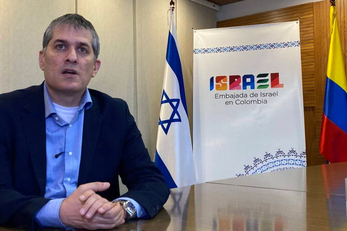 Embaixador israelense à Colômbia, Gali Dagan, em Bogotá, 16 de outubro de 2023