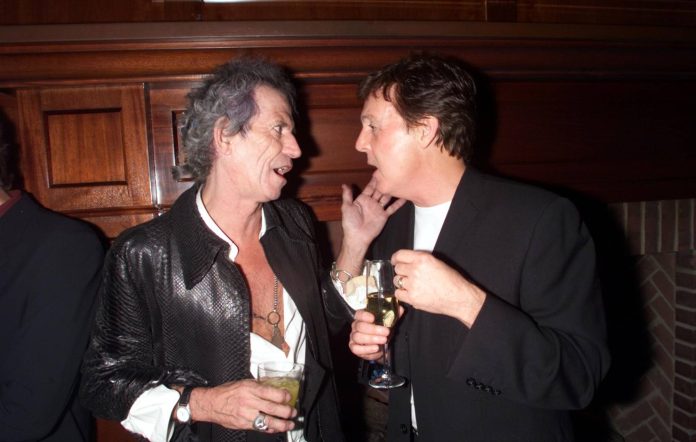 Keith Richards e Paul McCartney - CRÉDITO: Getty