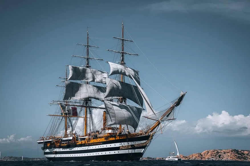 Navio escola Amerigo Vespuccio, o mais bonito do mundo, chega ao Rio (Foto: Divulgação)