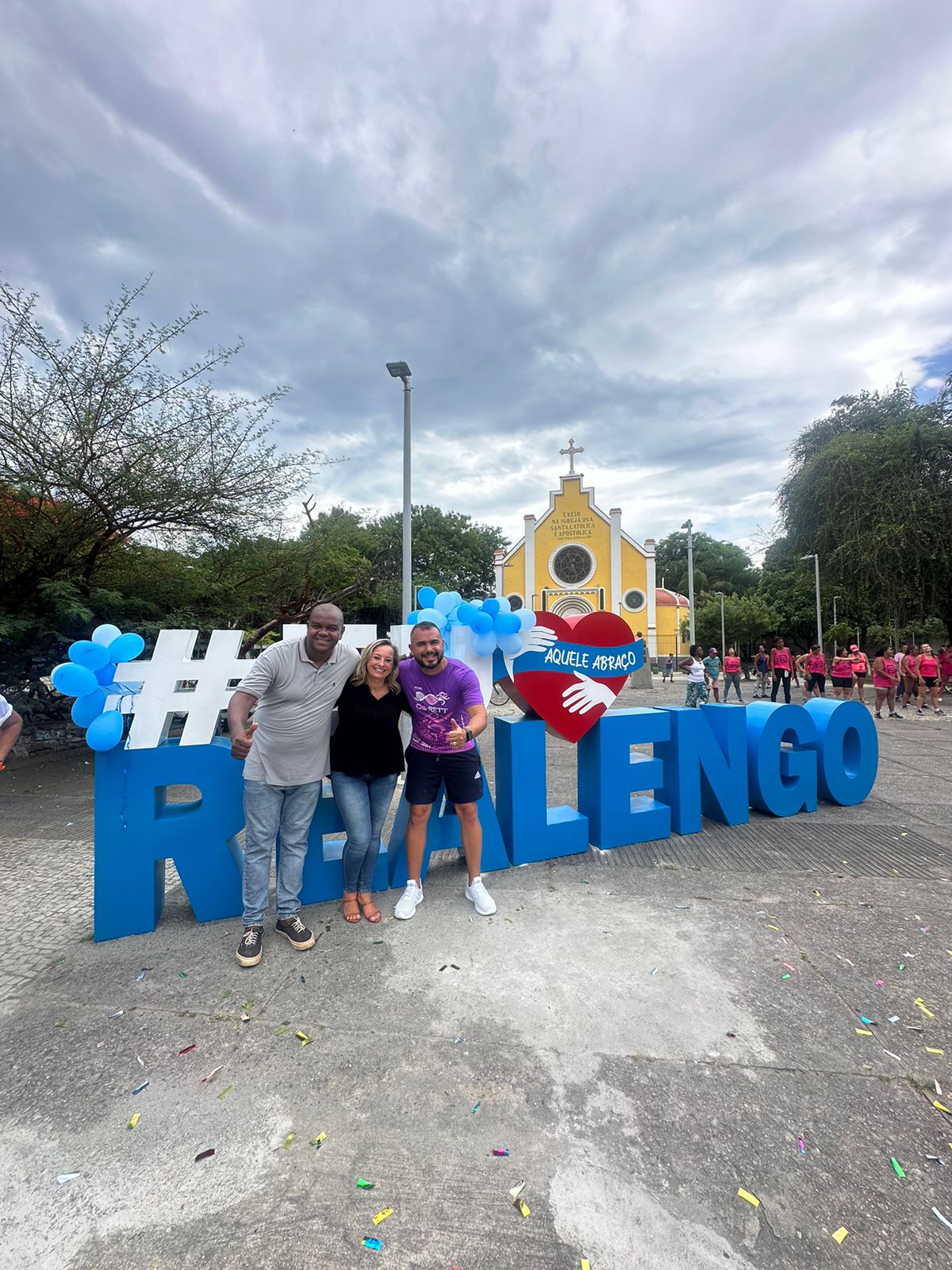 Realengo ganha letreiro instagramável na Praça Padre Miguel