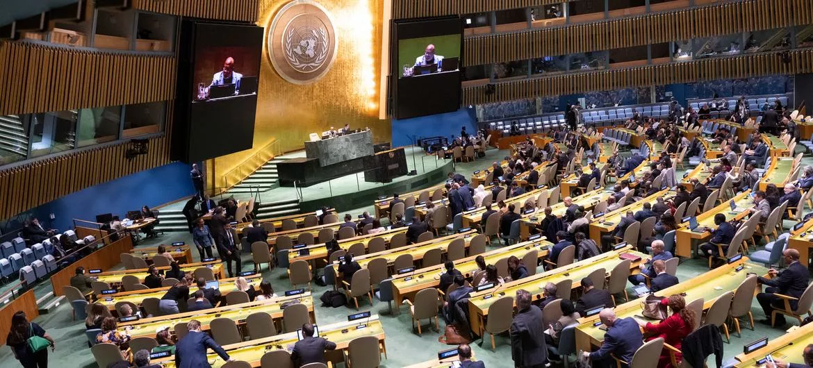 Reunião especial de emergência sobre a situação no Território Palestino Ocupado. [Manuel Elias/ONU]