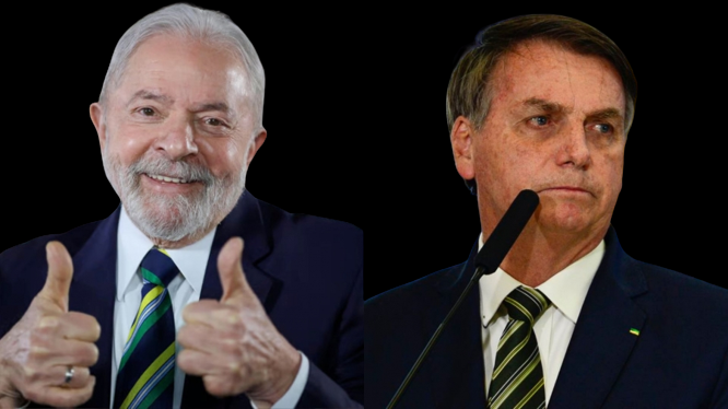 O presidente Lula e o ex-presidente inelegível Jair Bolsonaro