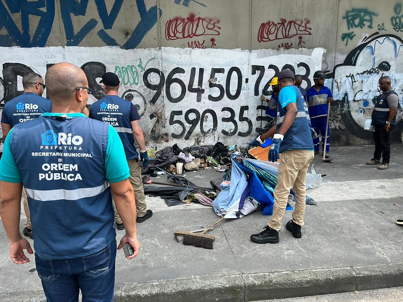 Prefeitura do Rio realiza operação de ordenamento no entorno Maracanã