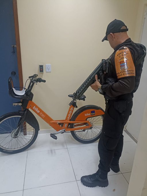 Homem é preso por receptação de bicicleta do Itaú no Rio de Janeiro