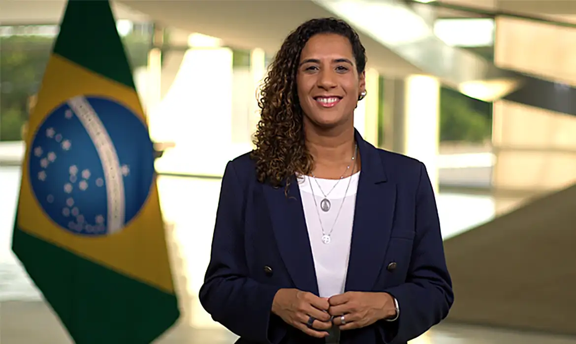 A ministra da Igualdade Racial, Anielle Franco