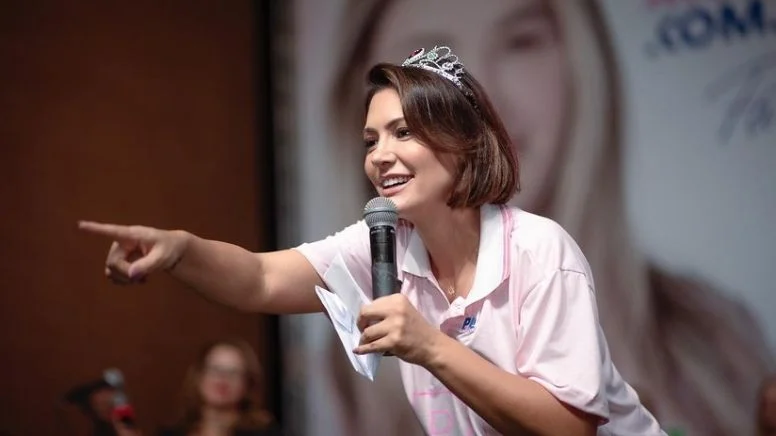 Michelle Bolsonaro. Foto: PL Mulher/Divulgação