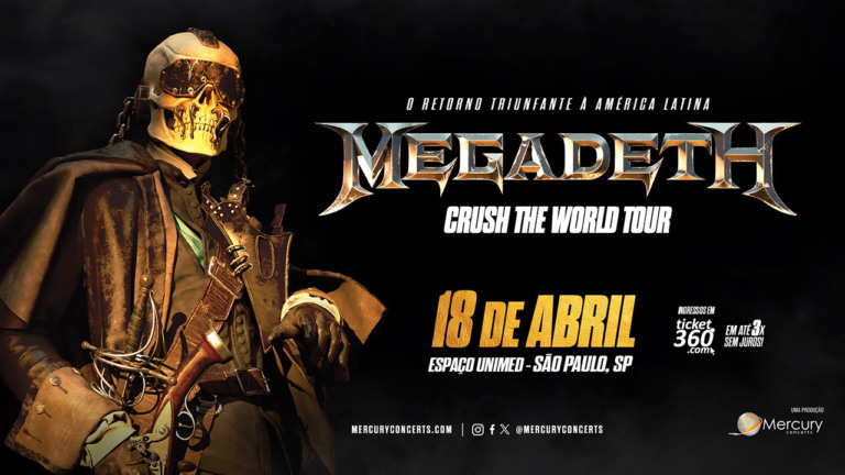 Megadeth prepara volta triunfal ao Brasil