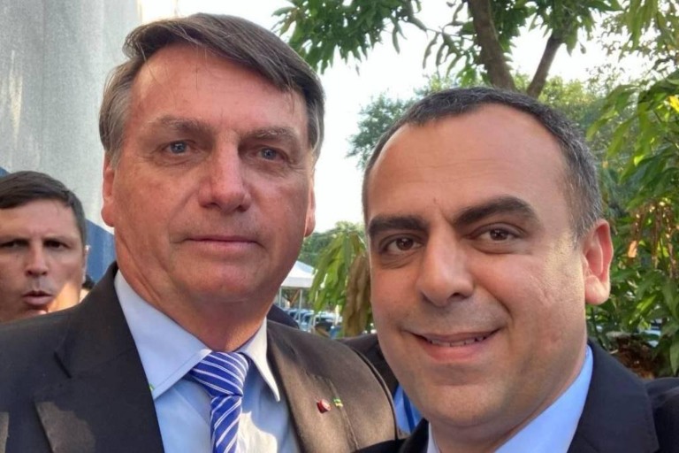 Anderson Moraes e Bolsonaro. Foto: Reprodução