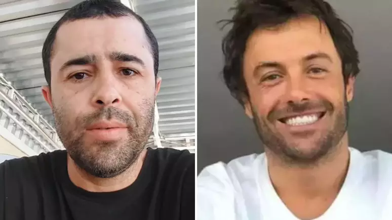 Diones Coelho, motorista de aplicativo, e Kayky Brito - Foto: Reprodução