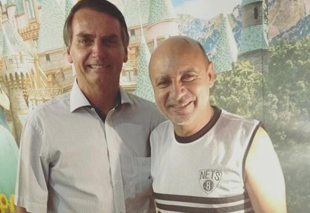 Jair Bolsonaro e Fabricio Queiroz - Foto: reprodução