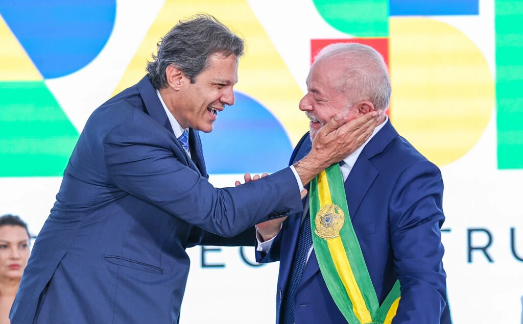 Fernando Haddad, ministro da Fazenda, e o presidente Lula - Foto: reprodução