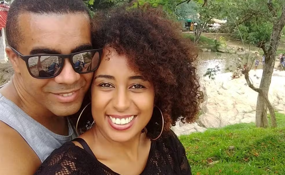 Jhader de Melo e a esposa Nathali Haydee — Foto: Reprodução/Redes Sociais