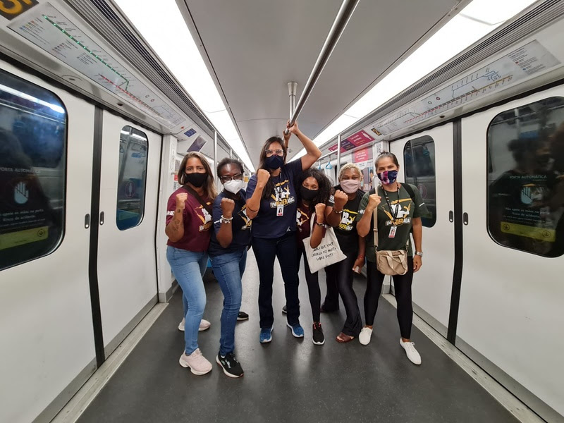 MetrôRio e Empoderadas promovem ação para orientar mulheres contra violência no carnaval do Rio de Janeiro - Foto: Divulgação