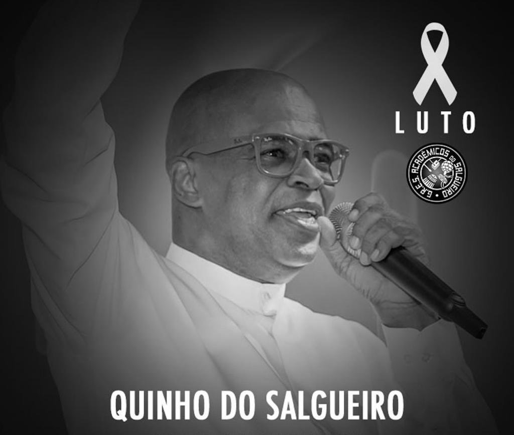 Quinho do Salgueiro, uma das maiores vozes do Carnaval, morre aos 66 anos