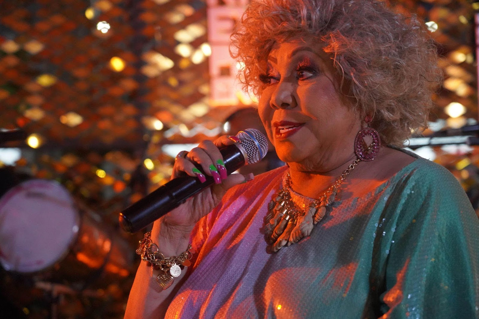 Cantora Alcione - homenageada do Camarote RioExxperience 2024