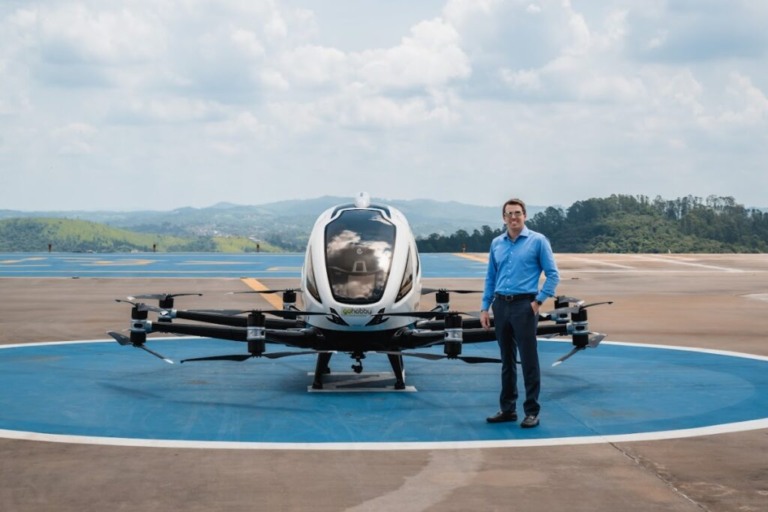 eVTOL (Veículo Aéreo Elétrico de Decolagem e Pouso Vertical) - Foto: reprodução