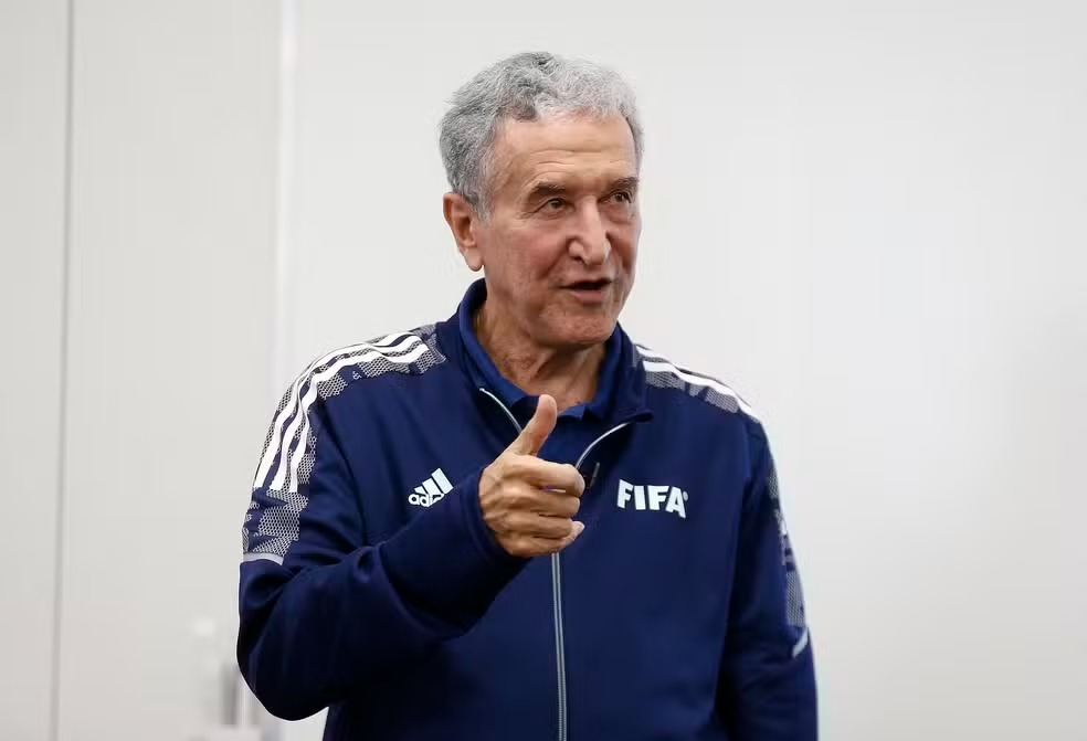 Carlos Alberto Parreira. Foto: Lucas Figueiredo/CBF