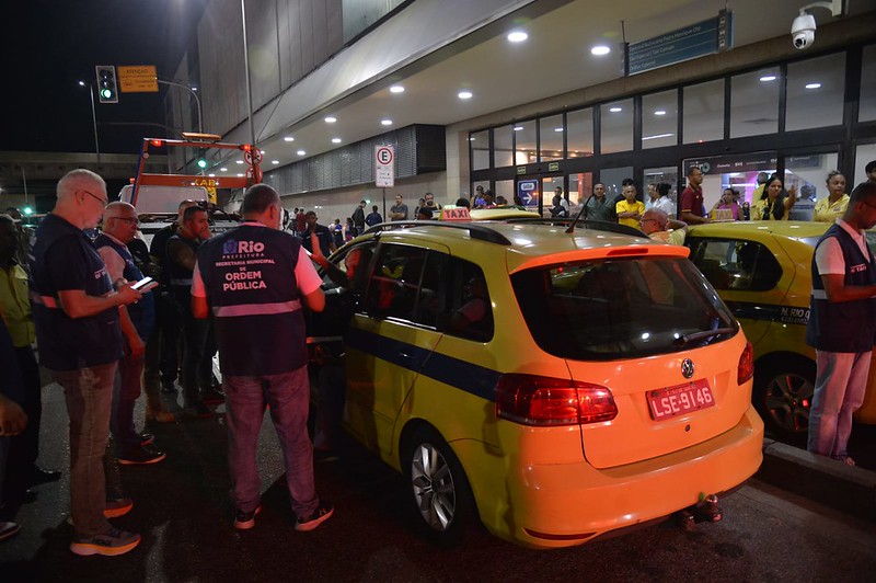 Os agentes da Seop fizeram a operação no entorno da Rodoviária Novo Rio - Prefeitura do Rio