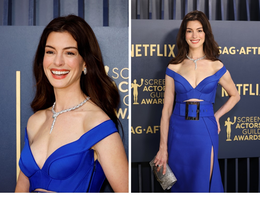 Anne Hathaway veste Bulgari Getty Images