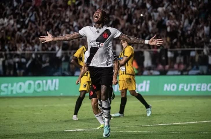 Zé Gabriel abriu o placar para a vitória do Vasco. (Crédito: Leandro Amorim/CRVG)