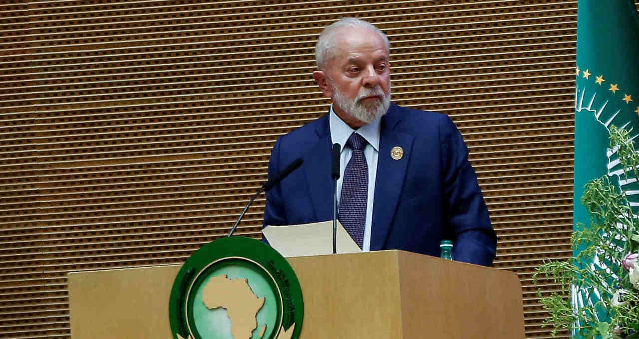 Lula na 37ª Cúpula de Chefes de Estado e Governo da União Africana, em Adis Abeba, na Etiópia. Foto: REUTERS/Stringer