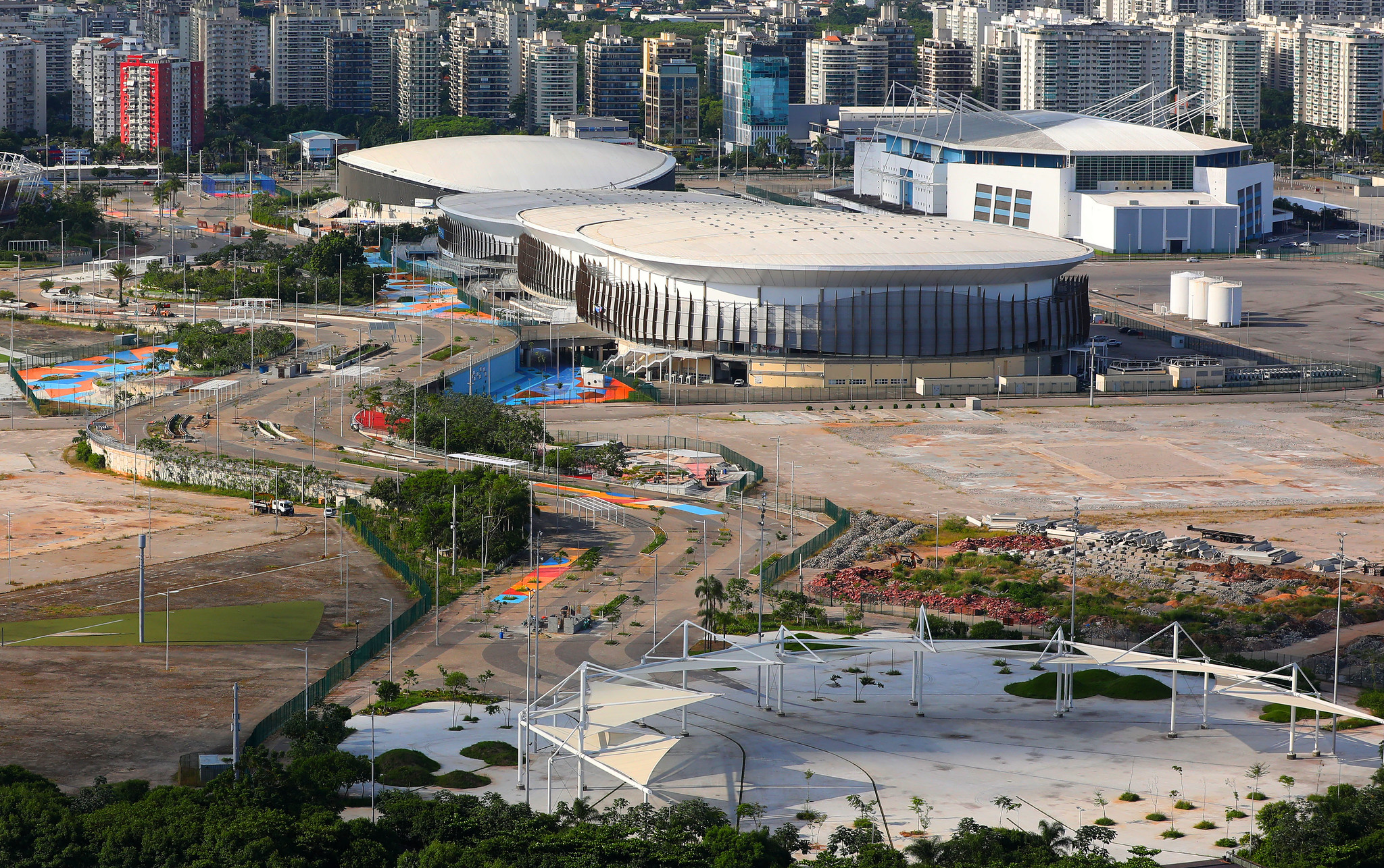 O Parque Rita Lee está em construção dentro do Parque Olímpico da Barra da Tijuca - Fabio Motta/Prefeitura do Rio