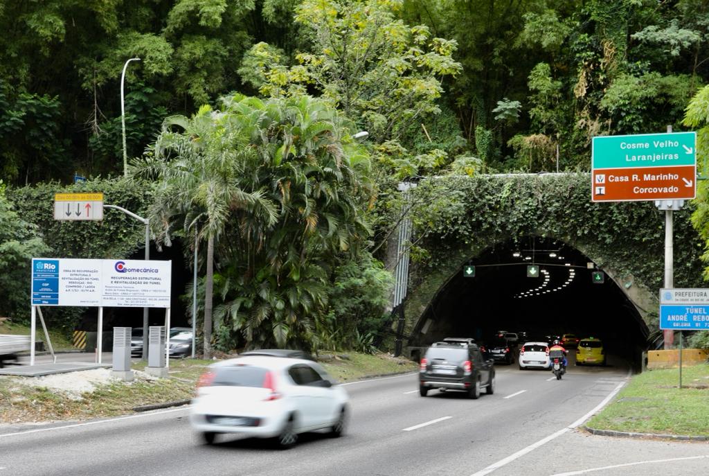 Túnel Rebouças, sentido Centro - Beth Santos/Prefeitura do Rio