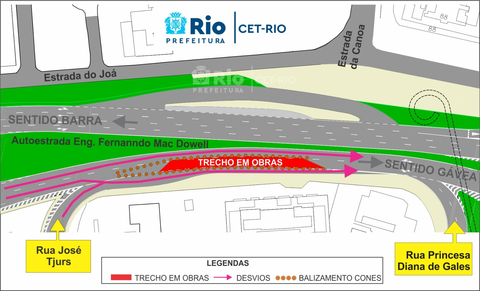 Autoestrada que liga Lagoa à Barra tem interdição parcial para reparo profundo no pavimento