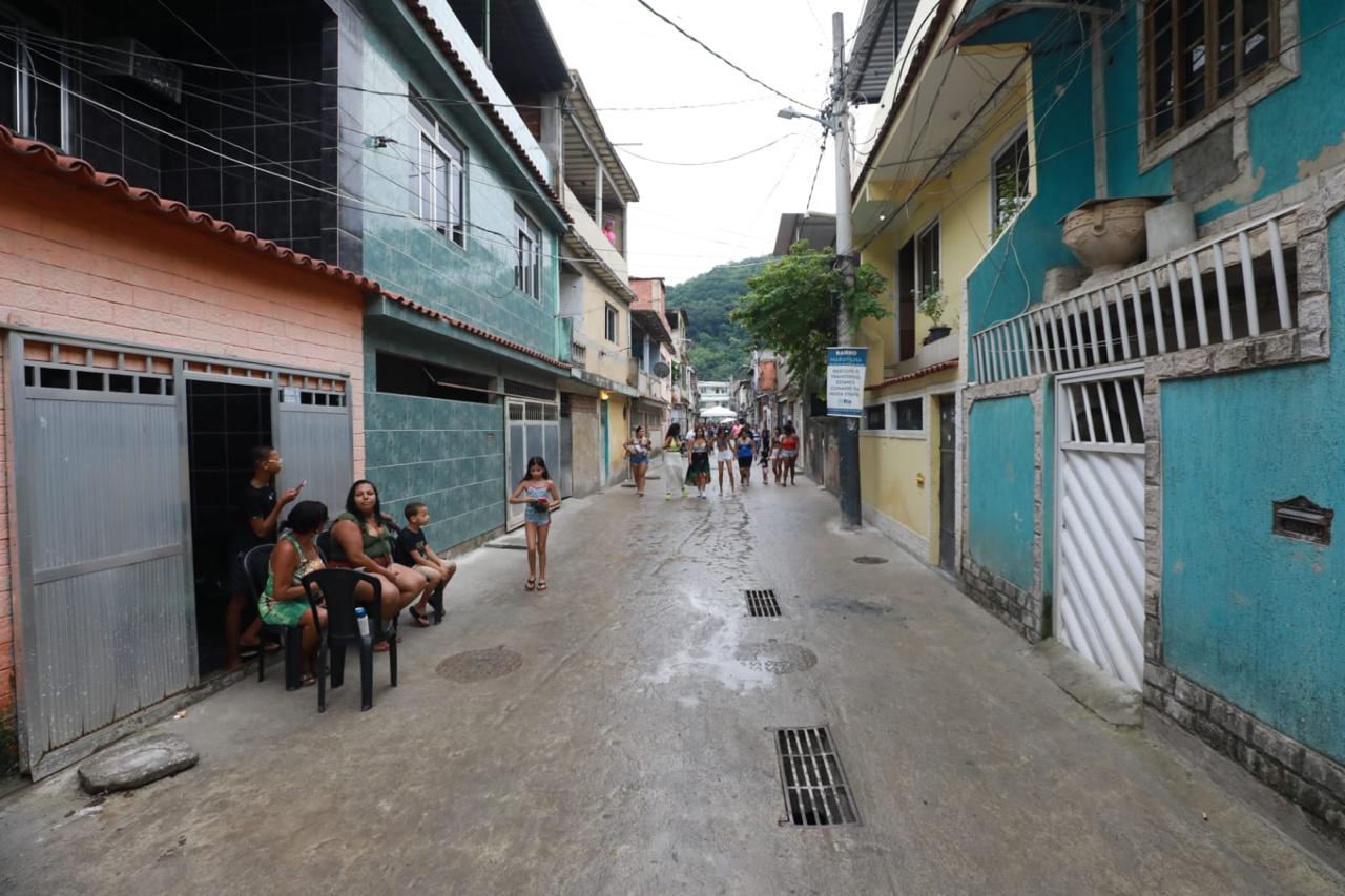 Obras do Bairro Maravilha na área do Mangueiral, na Zona Oeste - Marcos de Paula / Prefeitura do Rio