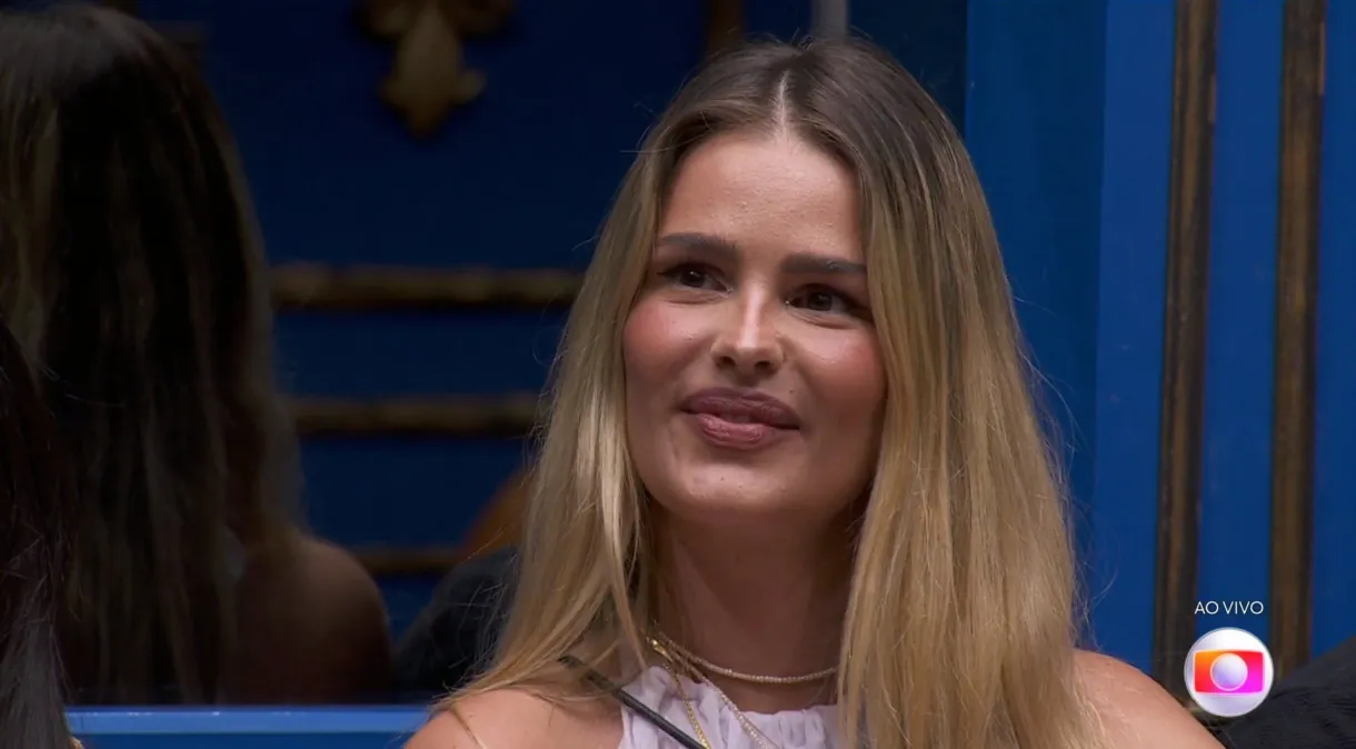 Yasmin Brunet no BBB 24. (Foto: Reprodução)