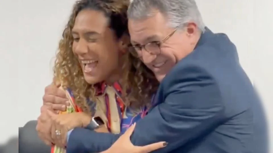 Anielle Franco celebra votos a favor da prisão de Chiquinho Brazão. Créditos: Reprodução de vídeo